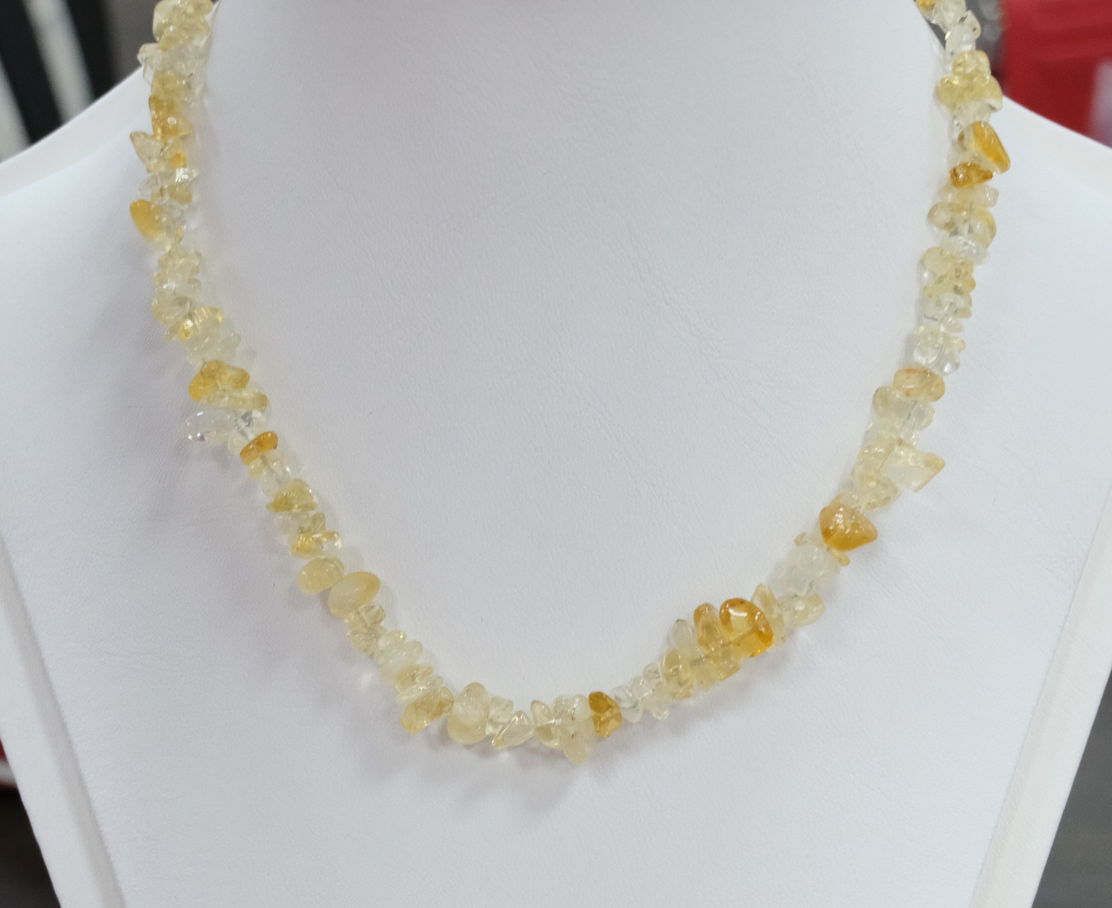 Бусы из цитрина